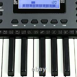 RockJam RJ461 61 Key Keyboard Piano with pitch bend Sheet Music Stand Piano Note