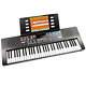 Rockjam 61-key Keyboard Piano Kit With Keyboard Stand, Sheet Music Stand