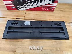 Roland E-X10 Arranger Electronic Keyboard Piano With Music Rest & Power Adapter