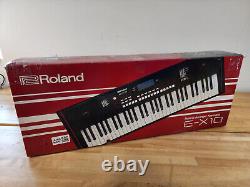 Roland E-X10 Arranger Electronic Keyboard Piano With Music Rest & Power Adapter