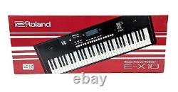 Roland E-X10 Arranger Keyboard with Music Rest and Power Adapter Open Box