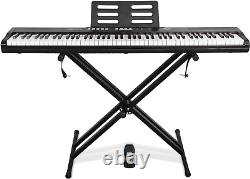 STRICH Digital Piano Keyboard with Stand Full Size Electric Keyboard with Semi