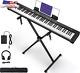 Semi-weighted Piano Keyboard 88 Keys With Stand, Sustain Pedal, And Carrying Cas