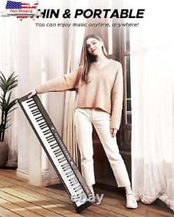 Semi-Weighted Piano Keyboard 88 Keys with Stand, Sustain Pedal, and Carrying Cas