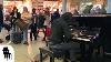 Skateboarder In Hoodie Amazes Public With Sublime Piano Music