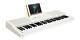 The One Smart Piano With Lighted Keys, Electronic Piano 61 Keyboard Milk White