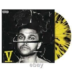 The Weeknd'beauty Behind The Madness' Yellow Black Splatter Vinyl! Weekend Uo