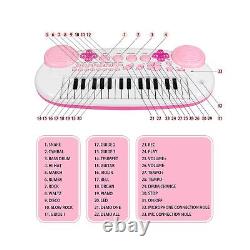 Toddler Piano Toy Keyboard for Kids, 31-Key Electronic Musical Instrument wit