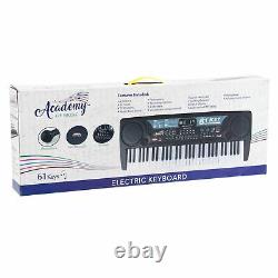 Toyrific Academy Of Music Kids Musical Instrument 61 Key Electric Keyboard Piano