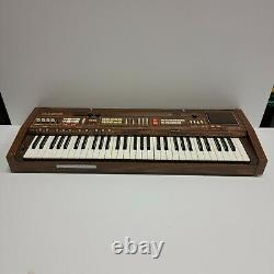VTG Casiotone 701 (CT-701) Electronic Piano Keyboard Synthesizer Organ Wooden