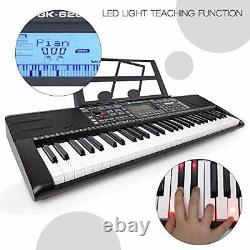 Vangoa 61 Lighted Keys Piano Keyboard Interactive Teaching Music Keyboard