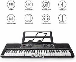 Vangoa 61 Lighted Keys Piano Keyboard Interactive Teaching Music Keyboard