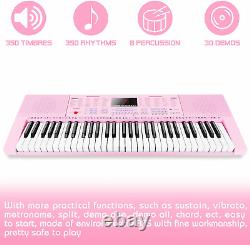 Vangoa VGK610 Piano Keyboard, 61 Mini Keys Portable Music Keyboard