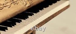 Vintage Swiss Thorens Grand Piano Music Box Gold Bakelite Fabulous Keyboard