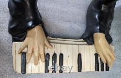 Vtg Lady Piano Keyboard Player, Universal Statuary Corp Sculpture 1976 RARE