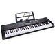Wostoo Piano Keyboard 61-key Digital Electric Music- Portable Electronic Keyb