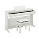 Yamaha Ydp-165wh Arius Electronic Piano White Wood Adjustable Chair Included
