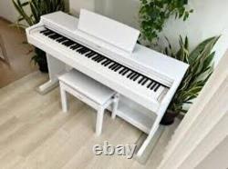 YAMAHA YDP-165WH ARIUS electronic piano White wood adjustable chair included