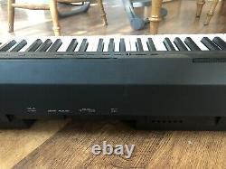Yamaha P105 Digital Piano Keyboard With Yamaha Music Stand And Foot Pedal