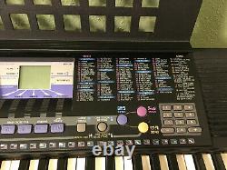 Yamaha PSR-190 61-Key Piano Keyboard with Music Rest & Power Cord