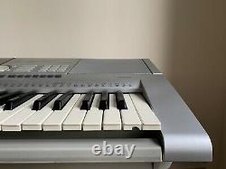 Yamaha PSR-295 Keyboard Piano with Stand & Music Holder & Pedal & Manual Bundle