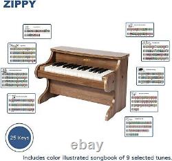 ZIPPY Kids Piano Keyboard, 25 Keys Digital for Kids, Mini Music