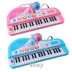 37 Key Kids Electronique Clavier Tout-petits Piano Jouet Musical + MIC 24 Chansons Demo