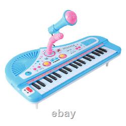 37 Key Kids Electronique Clavier Tout-petits Piano Jouet Musical + MIC 24 Chansons Demo