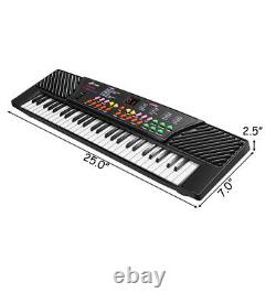 54 Keys Kids Music Electronic Key Board Piano Avec Micro Et Adaptateur