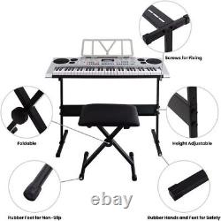 61 Clés Clavier Électronique Numérique Piano Instrument De Musique Pour L'apprentissage Des Enfants