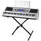 61 Key Electric Music Keyboard Piano 345 Timbres Organ Talent Pratique Avec Stand