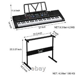 61 Key Electronic Clavier Musique Electric Digital Piano Organ Avec MIC & Adapter