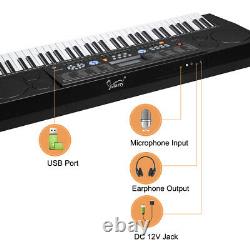 61 Key Electronic Clavier Musique Electric Digital Piano Organ Avec MIC & Adapter