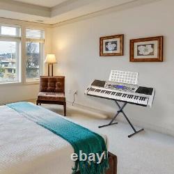 61 Key Electronic Keyboard Digital Piano Electric LCD Music Organ Cadeau Enfant Xmas