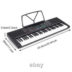 61 Key Music Electronique Clavier Électrique Orgue De Piano Numérique Avec Ajustable