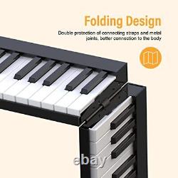61 Key Pliant Clavier De Piano, Portatif Tactile Sensible Pliable Pj61b