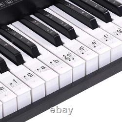 61 Key Portable Clavier Électronique Piano W Support, Casques, Microphone, Musique