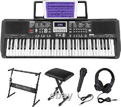 61 Key Portable Electric Keyboard Musique De Piano Électronique Pour Débutants Adultes Ki
