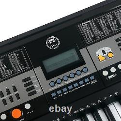 61-key Digital Music Piano Clavier Portable Electronic Musical Cadeau De Noël