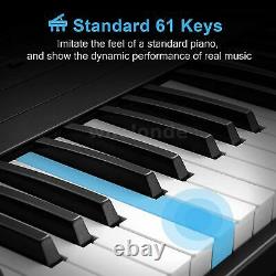 61-key Digital Music Piano Clavier Portable Pro Instrument De Musique Électronique