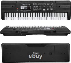 61 touches de clavier de piano pleine grandeur, clavier de musique électronique portable avec
