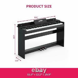88 Clavier LCD Numérique Électrique Piano Music Avec Support+adaptateur+3-pedal Board