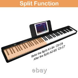 88 Clés Électriques Piano Numérique Bluetooth Instrumen Musical Pour Les Enfants Débutants Adultes