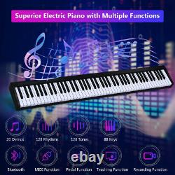 88 Key Digital Musical Piano Portable MIDI Keyboard Home Key Bluetooth Avec Pédale