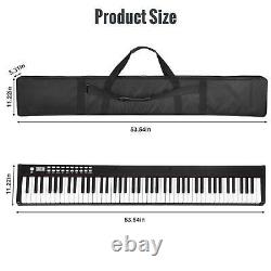 88 Key Digital Piano MIDI Clavier Avec Pedal And Bag Music Instrument Blanc Noir