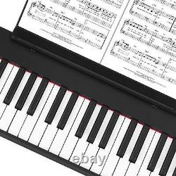 88 Key Digital Piano MIDI Clavier Avec Pedal And Bag Music Instrument Blanc Noir