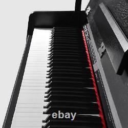 88 Key Music Clavier Piano Avec Adaptateur Stand 3 Pedal Board Piano Électrique Us