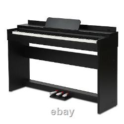 88 Key Music Clavier Piano Électrique LCD Numérique Avec Adaptateur Stand 3 Pedal Board