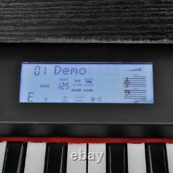 88-key Electronic Keyboard Portable Digital Music Piano Avec Music Stand Classic