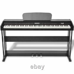 88-key Piano Numérique Avec Pedals Black Melamine Board Keyboard Music USA